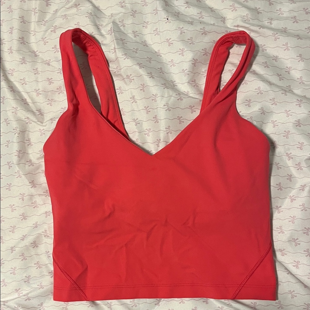 Lululemon Athletica Coral/Pink Align Tank